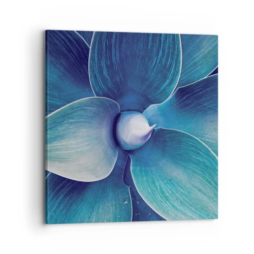 Canvastavla - Bild på duk - Blått från himlen - 70x70 cm
