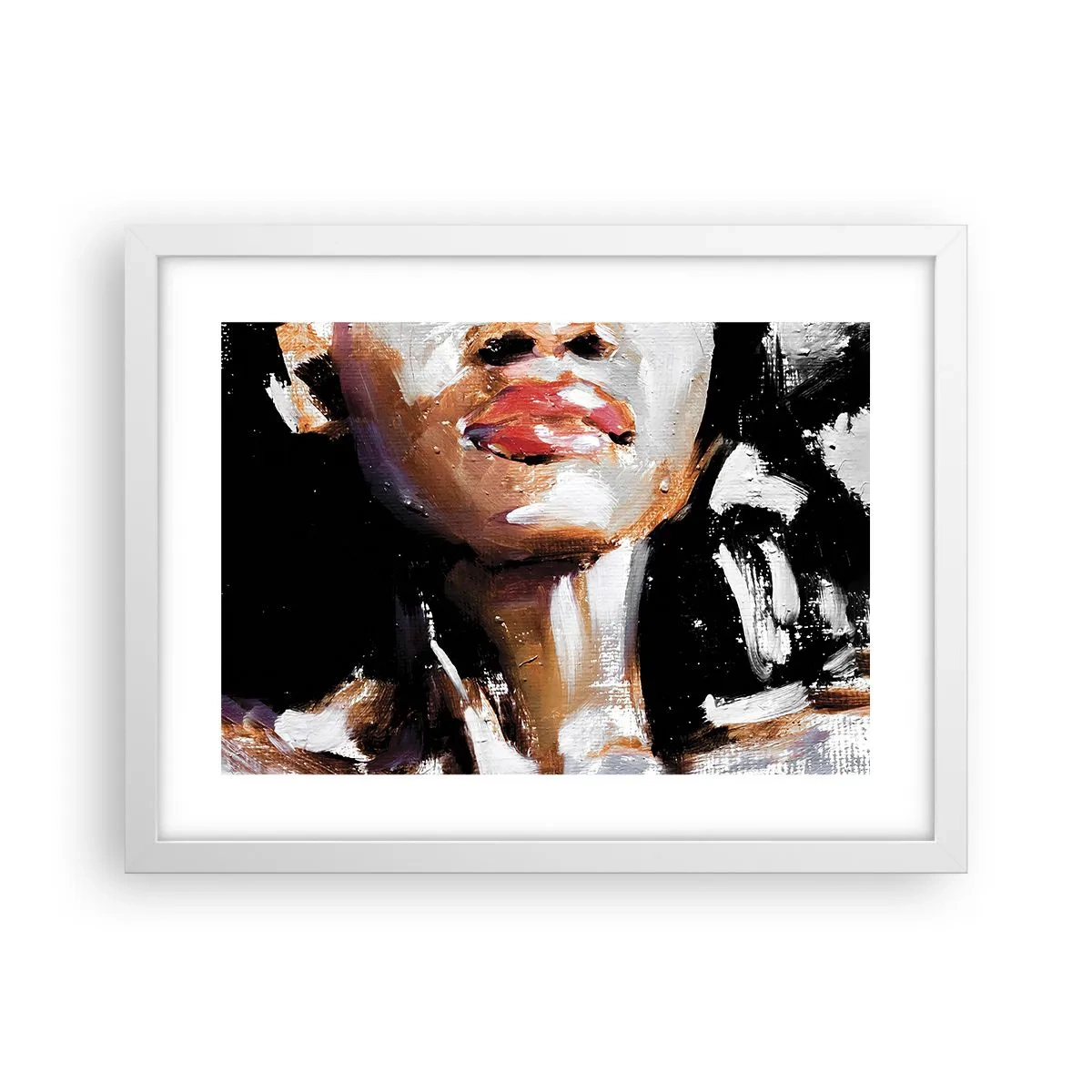 Affisch i vit ram - Stolthet utan fördomar - 40x30 cm