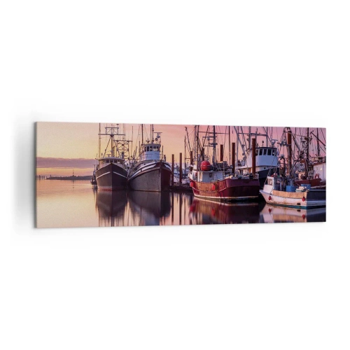 Canvastavla - Bild på duk - Inför nästa dag - 160x50 cm