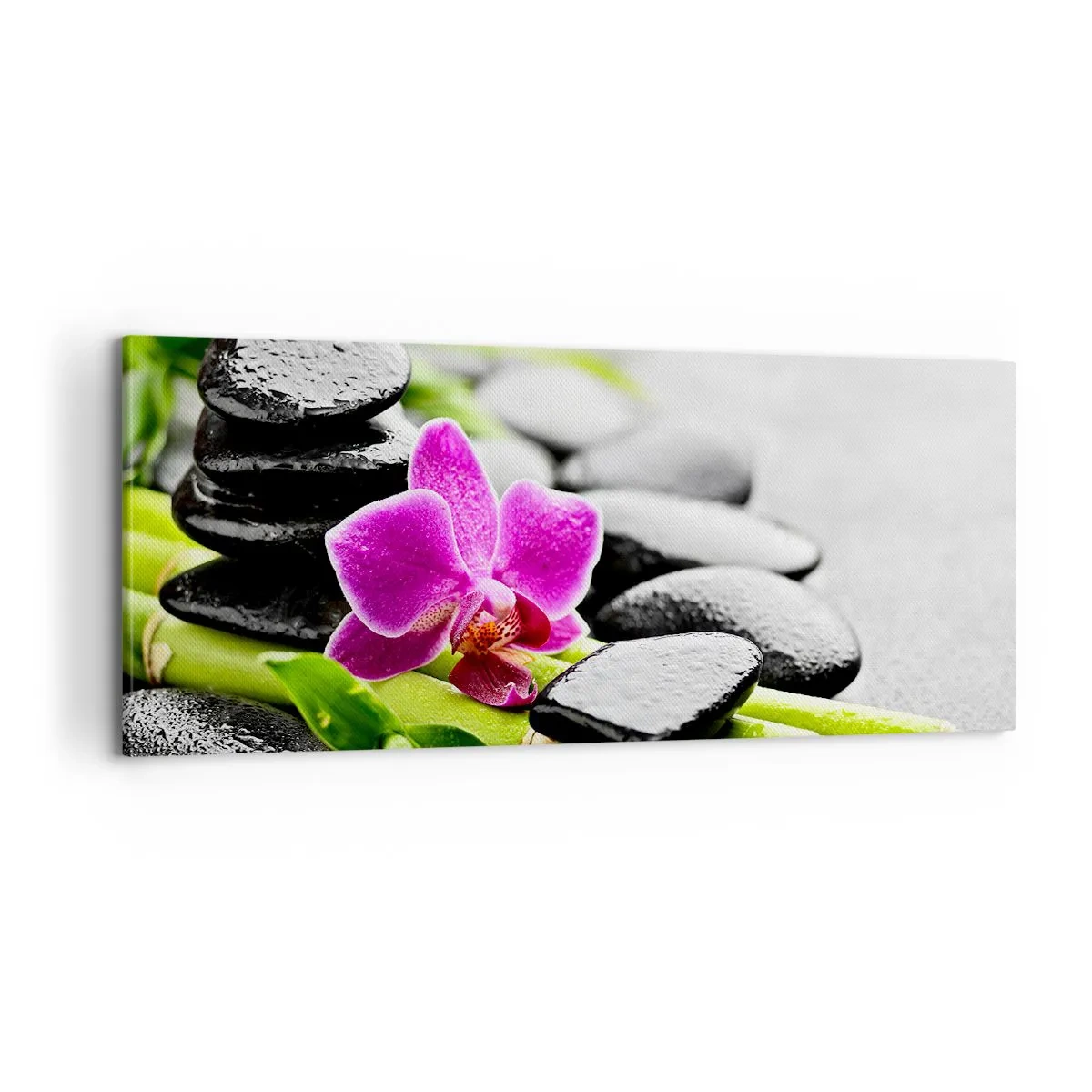 Canvastavla - Bild på duk - Lugn balans - 100x40 cm