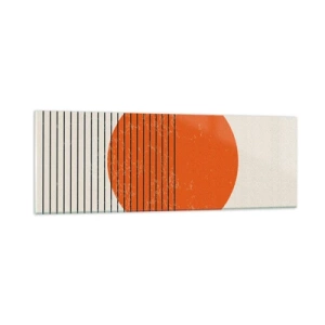 Glastavla - Bild på glas - Alltid solen - 90x30 cm