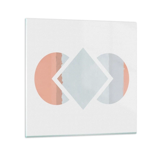 Glastavla - Bild på glas - Situationen är klar - 30x30 cm