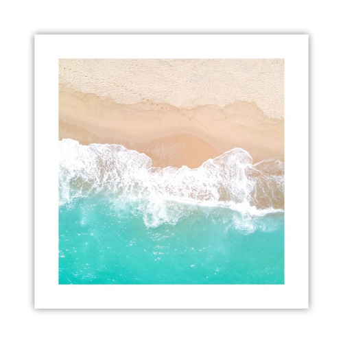 Affisch - Smekande beröring - 40x40 cm