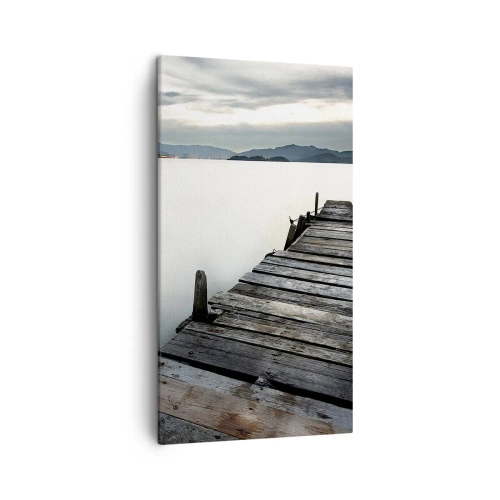 Canvastavla - Bild på duk - Doppa sig i lugnet - 45x80 cm