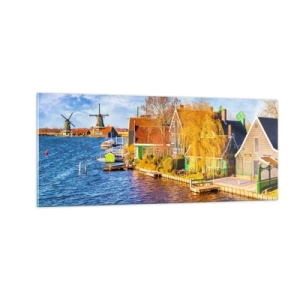 Glastavla - Bild på glas - Ingen ändring sedan århundraden - 100x40 cm