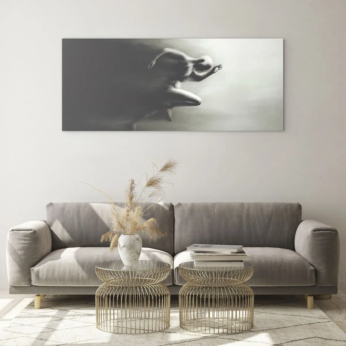 Glastavla - Bild på glas - Omöjlig att stoppa - 100x40 cm