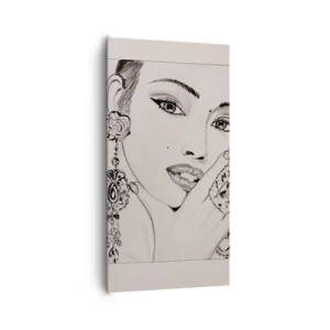 Canvastavla - Bild på duk - Den vackraste juvelen - 65x120 cm