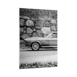 Glastavla - Bild på glas - Legend från 60-talet - 50x70 cm