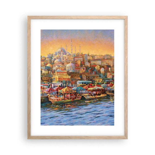 Affisch i ram av ljusek - Istanbul-berättelse - 40x50 cm