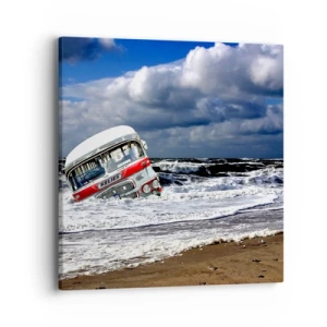 Canvastavla - Bild på duk - Förvånad? - 40x40 cm