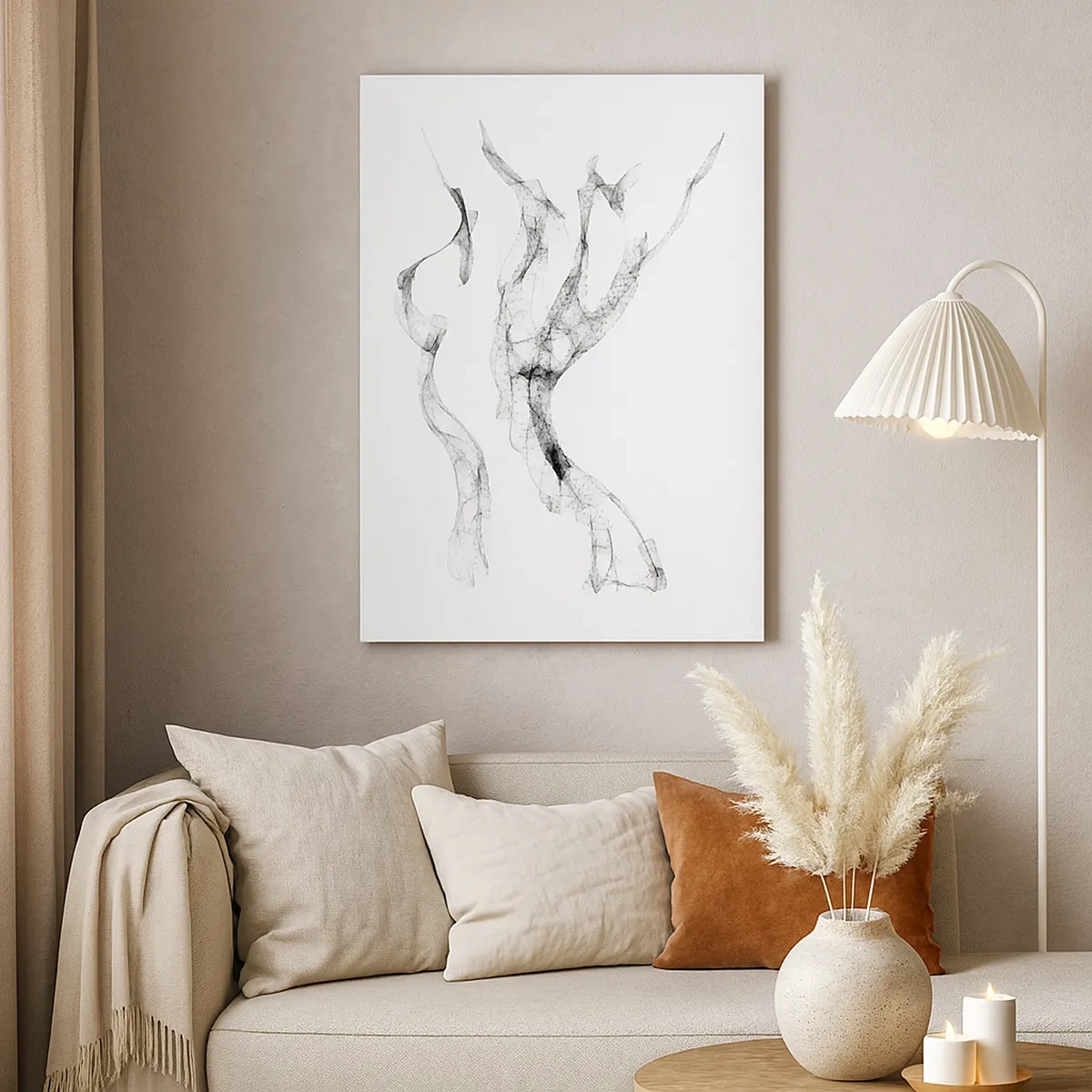 Canvastavla - Bild på duk - Vacker och stark - 50x70 cm