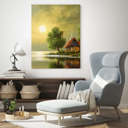 Glastavla - Bild på glas - Vackert som från en bild - 80x120 cm