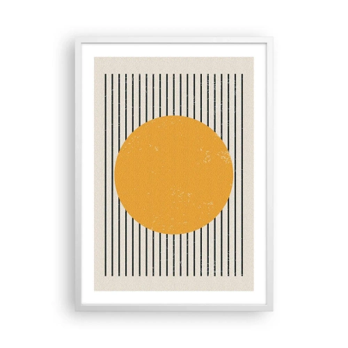 Affisch i vit ram - Enkelhetens kraft - 50x70 cm