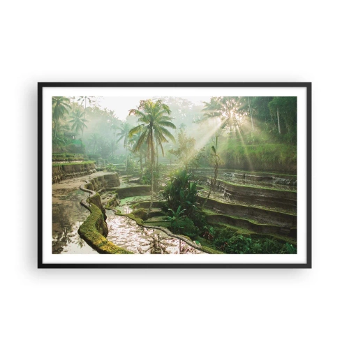 Affisch i svart ram - Växa upp i solsken - 91x61 cm