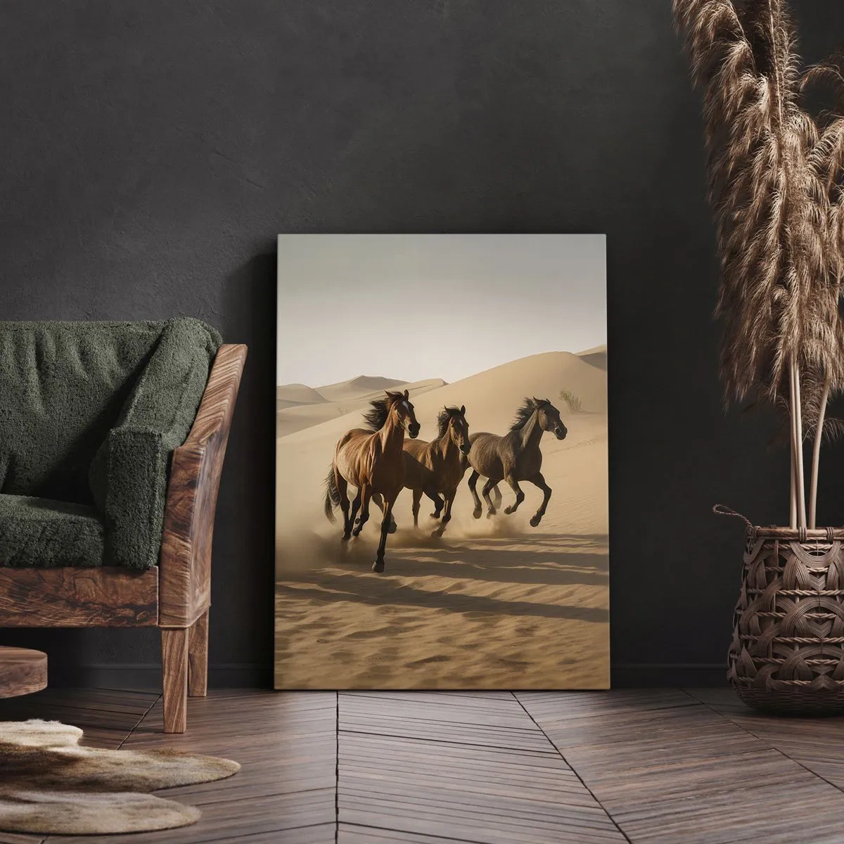 Canvastavla - Bild på duk - Fri som vinden - 50x70 cm