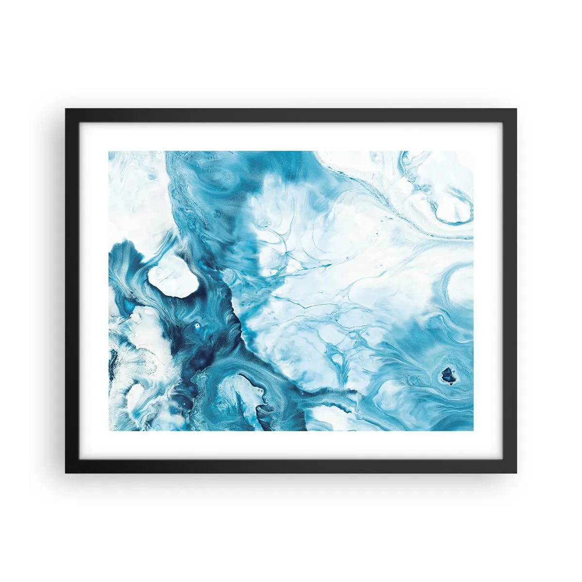 Affisch i svart ram - Blåhetens konsert - 50x40 cm