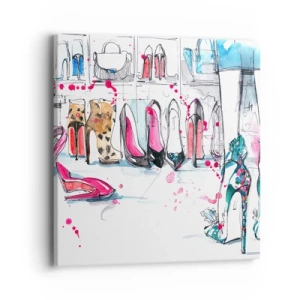 Canvastavla - Bild på duk - Sesam, öppna dig - 40x40 cm