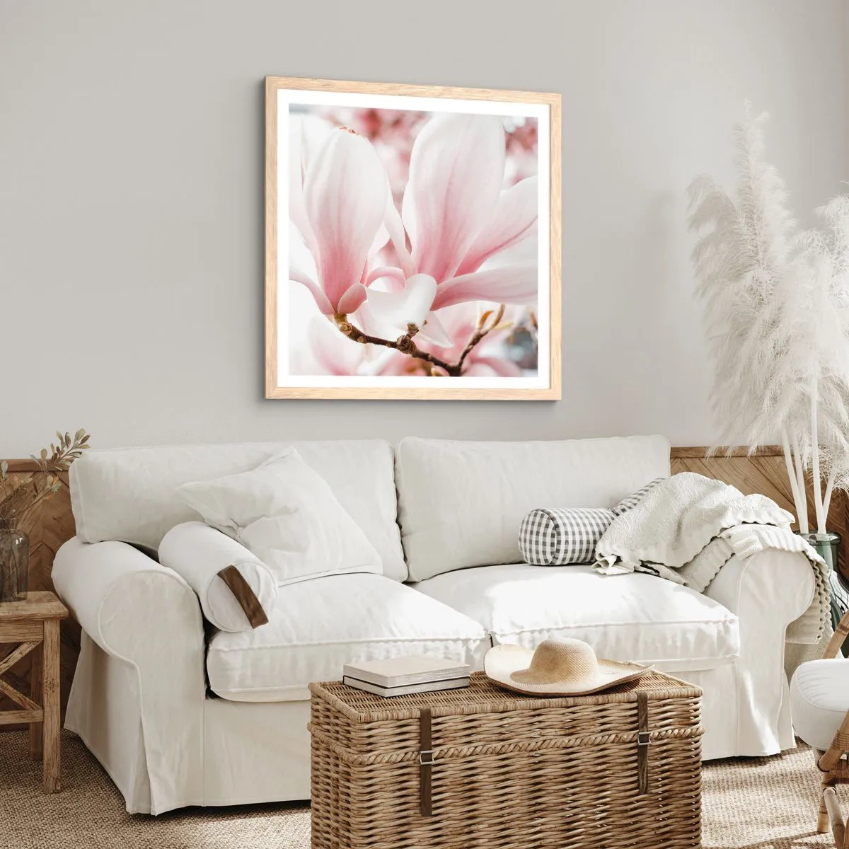 Affisch i ram av ljusek - Oändlig känslighet - 40x40 cm