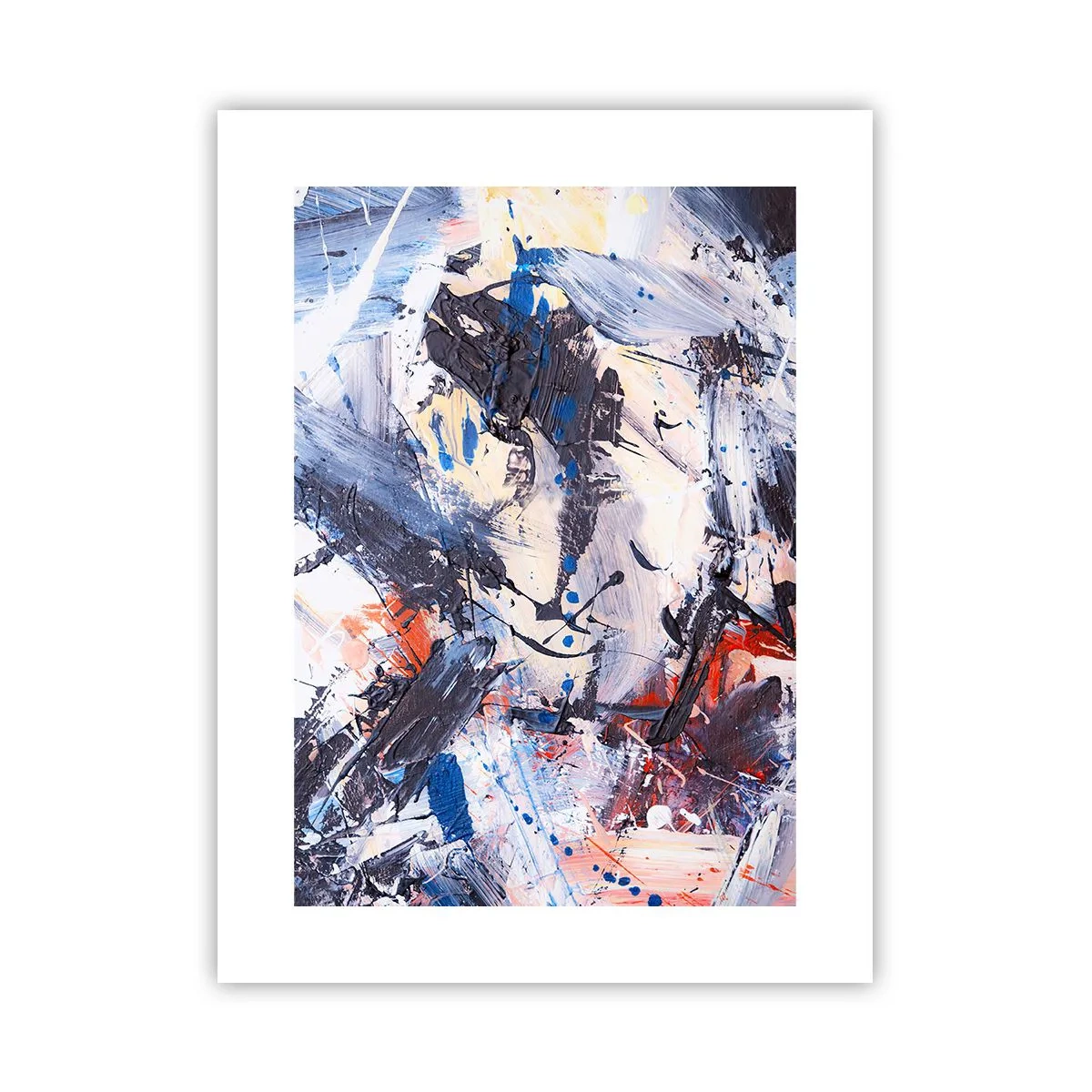 Affisch - Abstraktionen galna dans - 30x40 cm