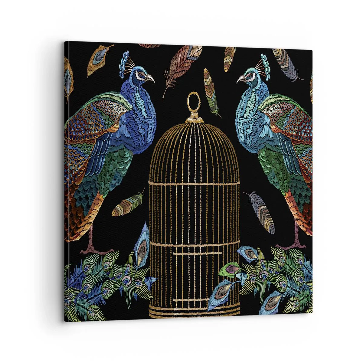 Canvastavla - Bild på duk - I kungliga kläder - 60x60 cm