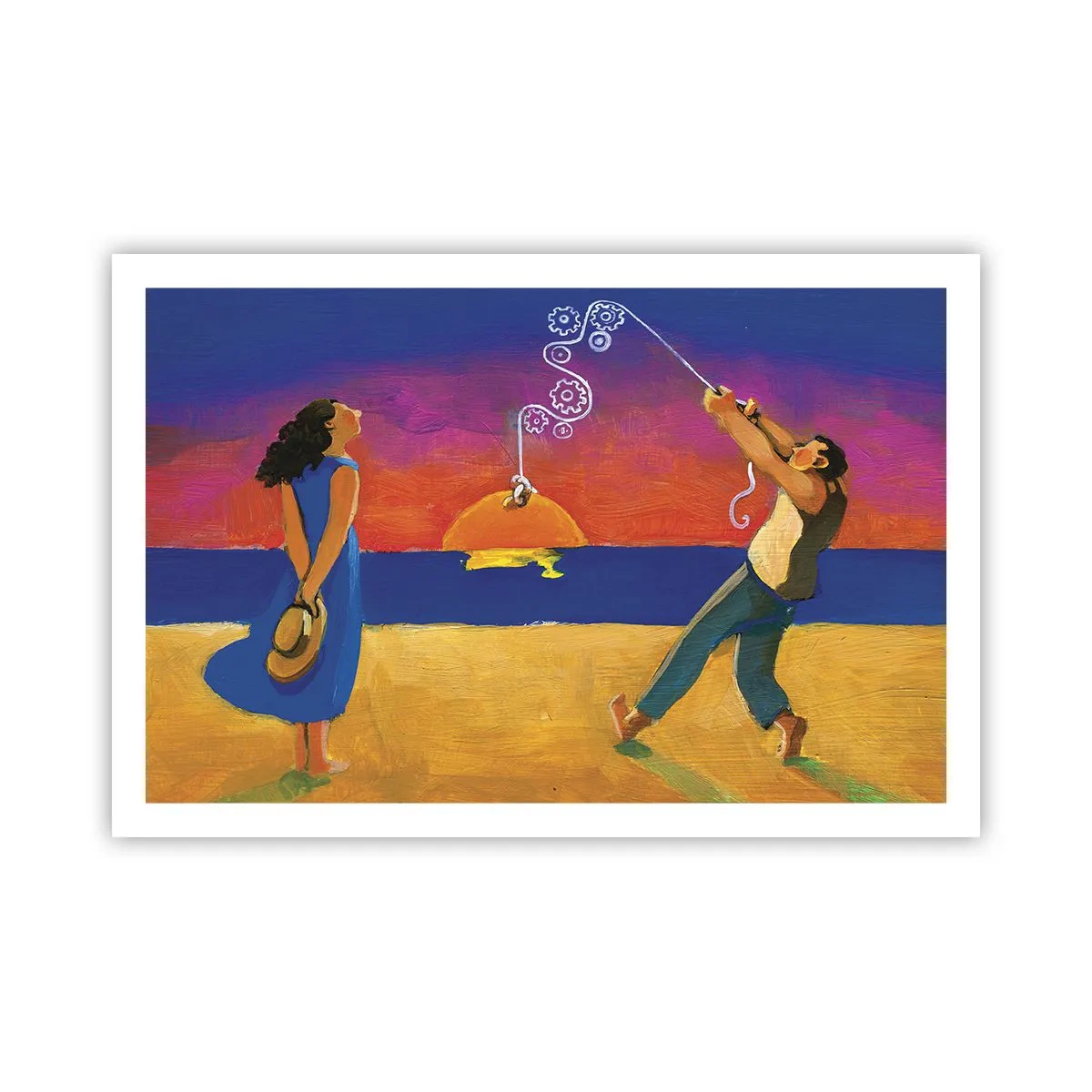 Affisch - Mer än en stjärna från himlen - 91x61 cm
