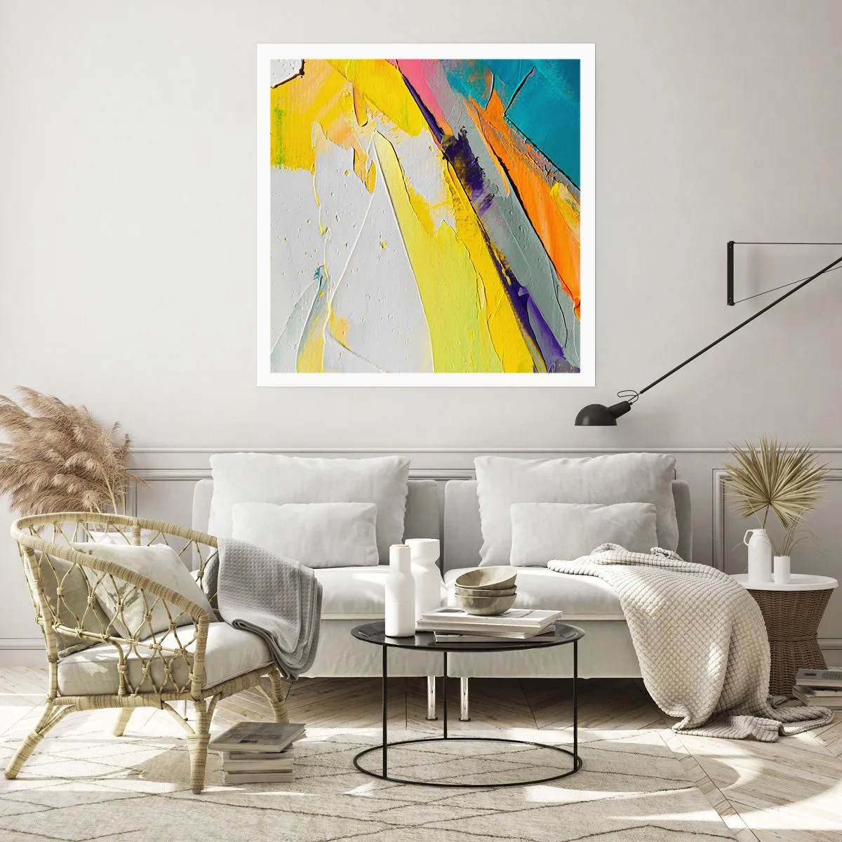 Affisch - Världens anatomi - 30x30 cm