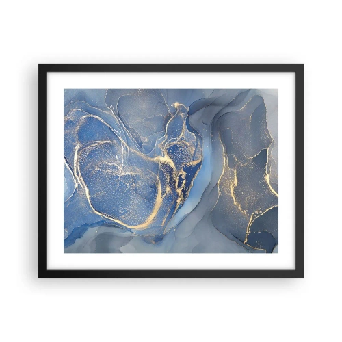 Affisch i svart ram - Gulddamm - 50x40 cm