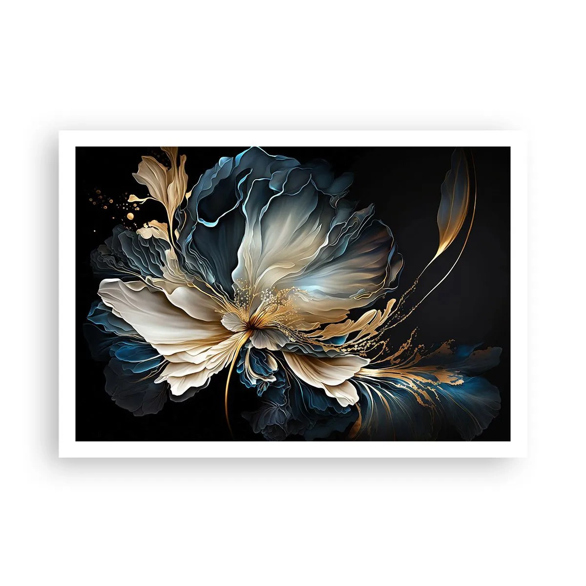 Affisch - Sagolik ormbunksblomma - 100x70 cm
