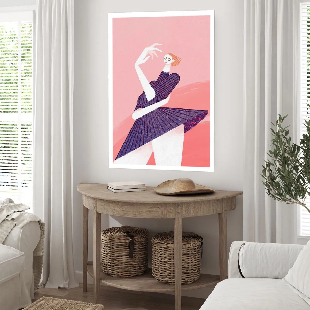 Affisch - Med dansande steg - 50x70 cm