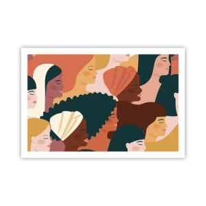 Affisch - Endast kvinnlighet - 91x61 cm