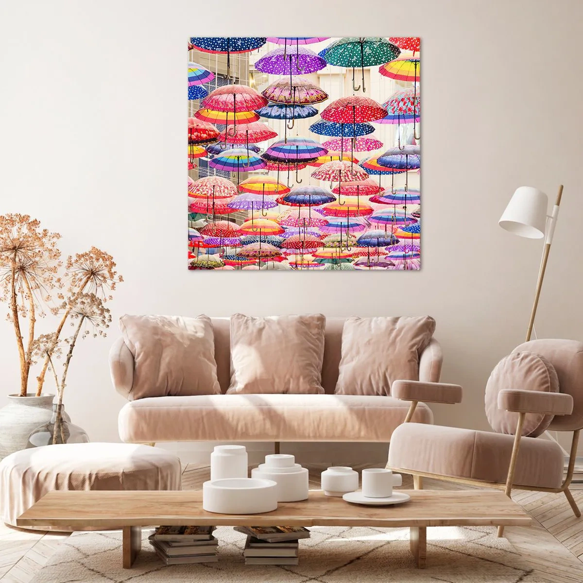 Canvastavla - Bild på duk - Stadsäng - 30x30 cm