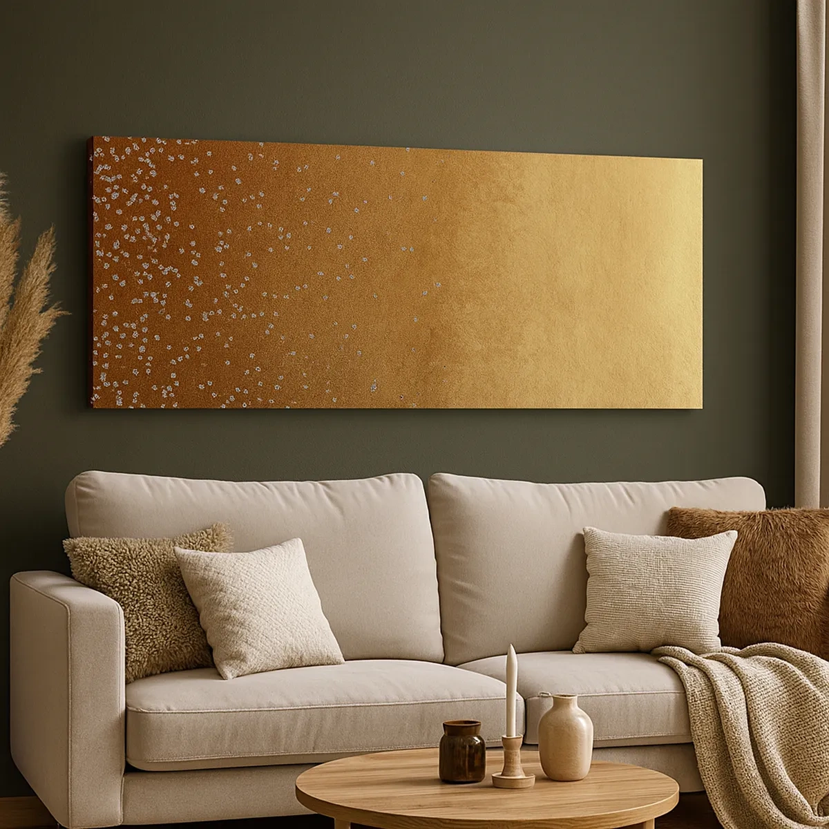 Canvastavla - Bild på duk - Ljusets födsel - 30x30 cm