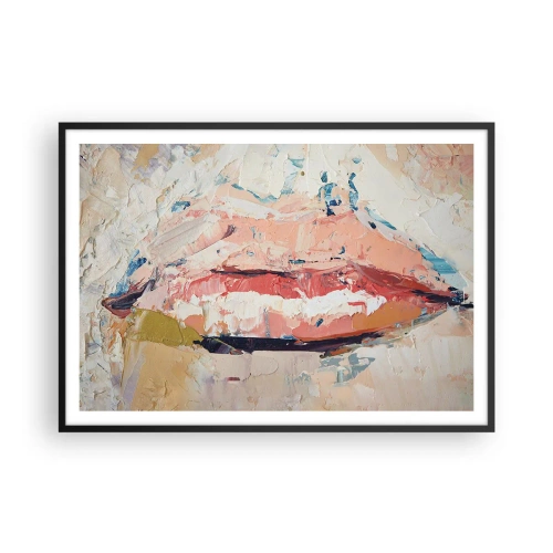 Affisch i svart ram - Väcker sinnen - 100x70 cm