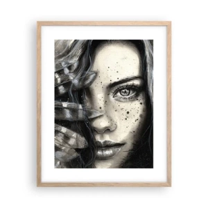 Affisch i ram av ljusek - Vild skönhet - 40x50 cm