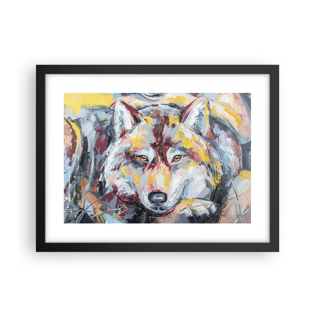 Affisch i svart ram - Lugnt bland de närmsta - 40x30 cm