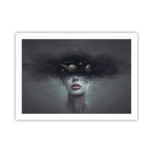 Affisch - Och planeterna blir galna... - 70x50 cm