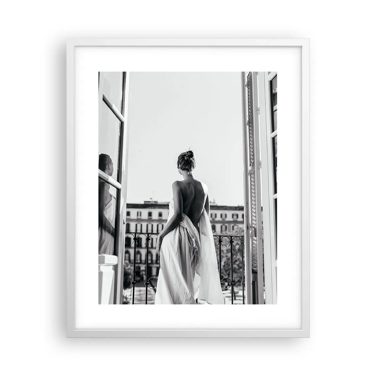 Affisch i vit ram - Sinnen vaknar - 40x50 cm