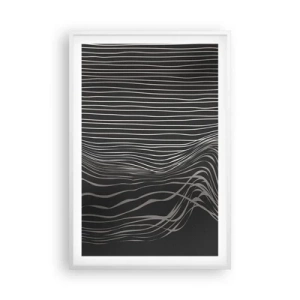 Affisch i vit ram - Rytm och accent - 61x91 cm