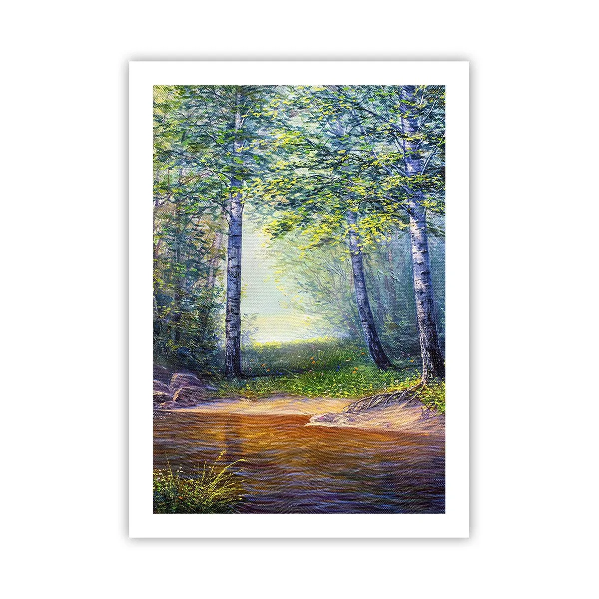 Affisch - Idyllisk vy - 50x70 cm