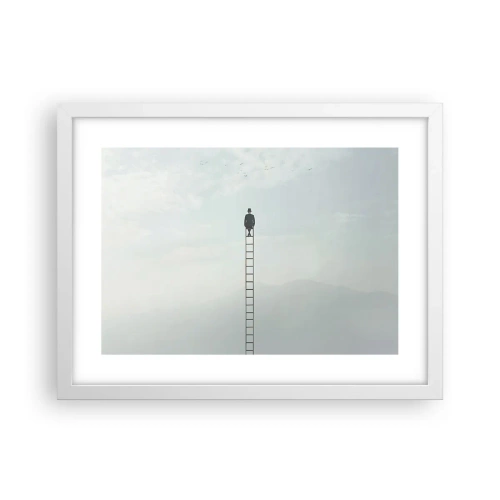 Affisch i vit ram - Var över det - 40x30 cm