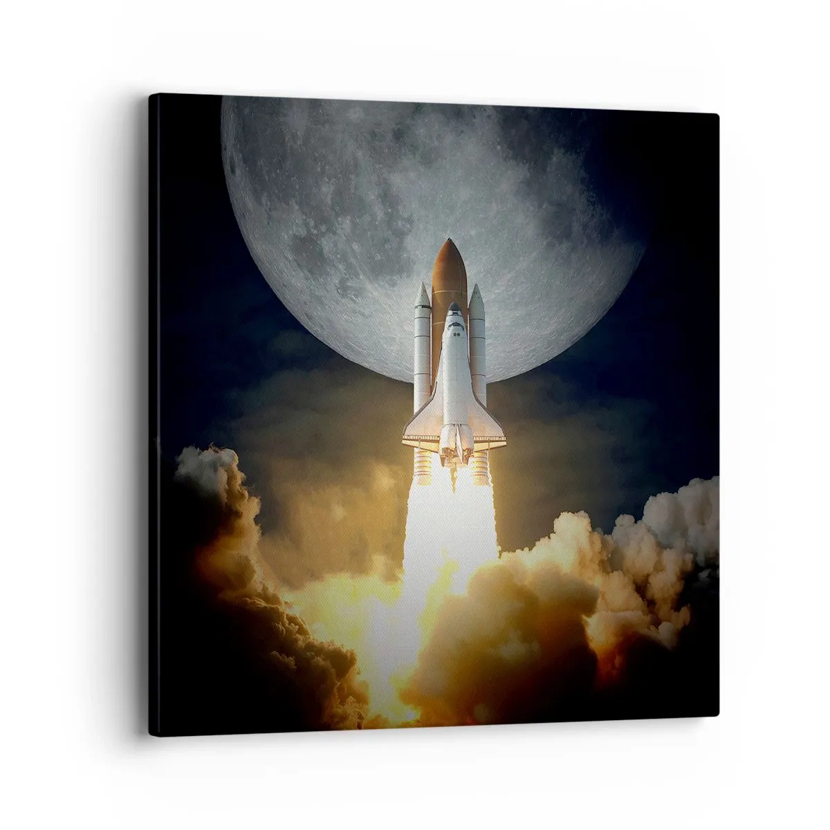 Canvastavla - Bild på duk - Början på ett utomjordiskt äventyr - 40x40 cm