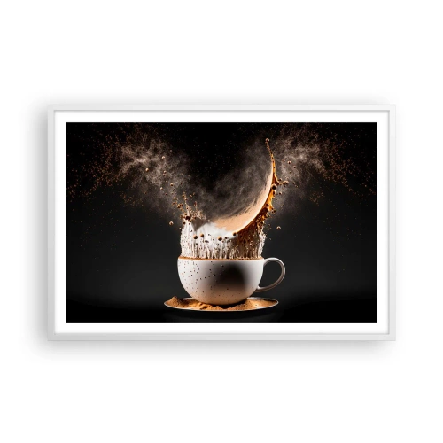 Affisch i vit ram - Smakexplosion - 91x61 cm