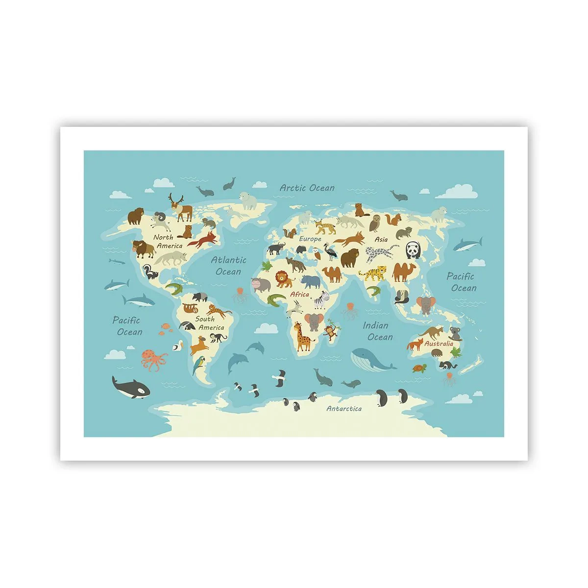 Affisch - Goda grannar - 70x50 cm