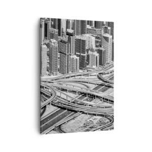 Canvastavla - Bild på duk - Dubai - en omöjlig stad - 50x70 cm