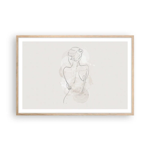 Affisch i ram av ljusek - Som ett känsligt instrument - 91x61 cm