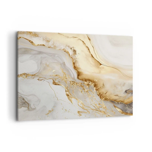 Canvastavla - Bild på duk - Abstraktion: skönhet och godhet - 100x70 cm