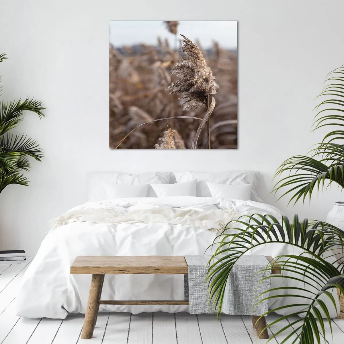 Canvastavla - Bild på duk - Dags att flyga bort med vinden - 60x60 cm