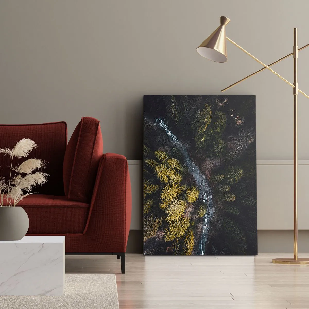 Canvastavla - Bild på duk - Snabbt, allt snabbare - 45x80 cm