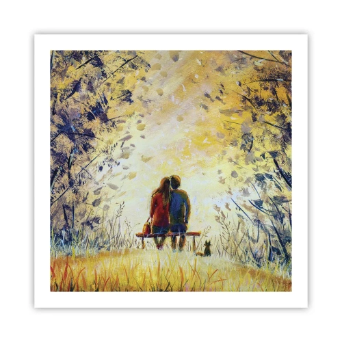 Affisch - Magisk stund - 60x60 cm