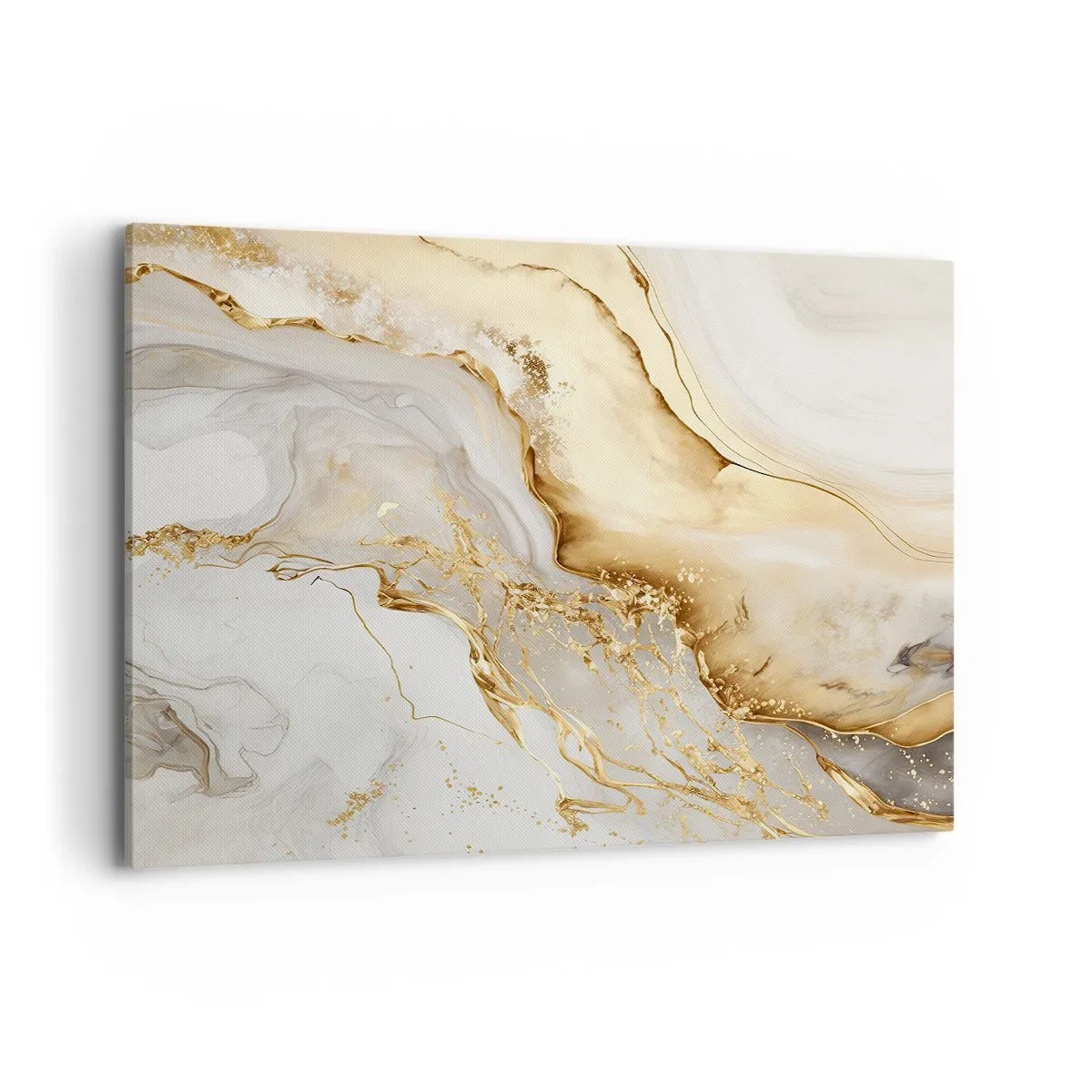 Canvastavla - Bild på duk - Abstraktion: skönhet och godhet - 100x70 cm